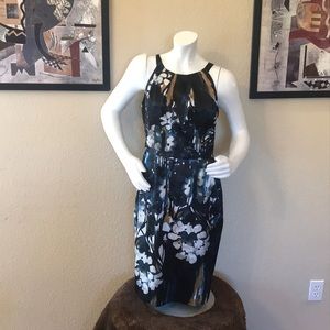 Tahari multi color dress